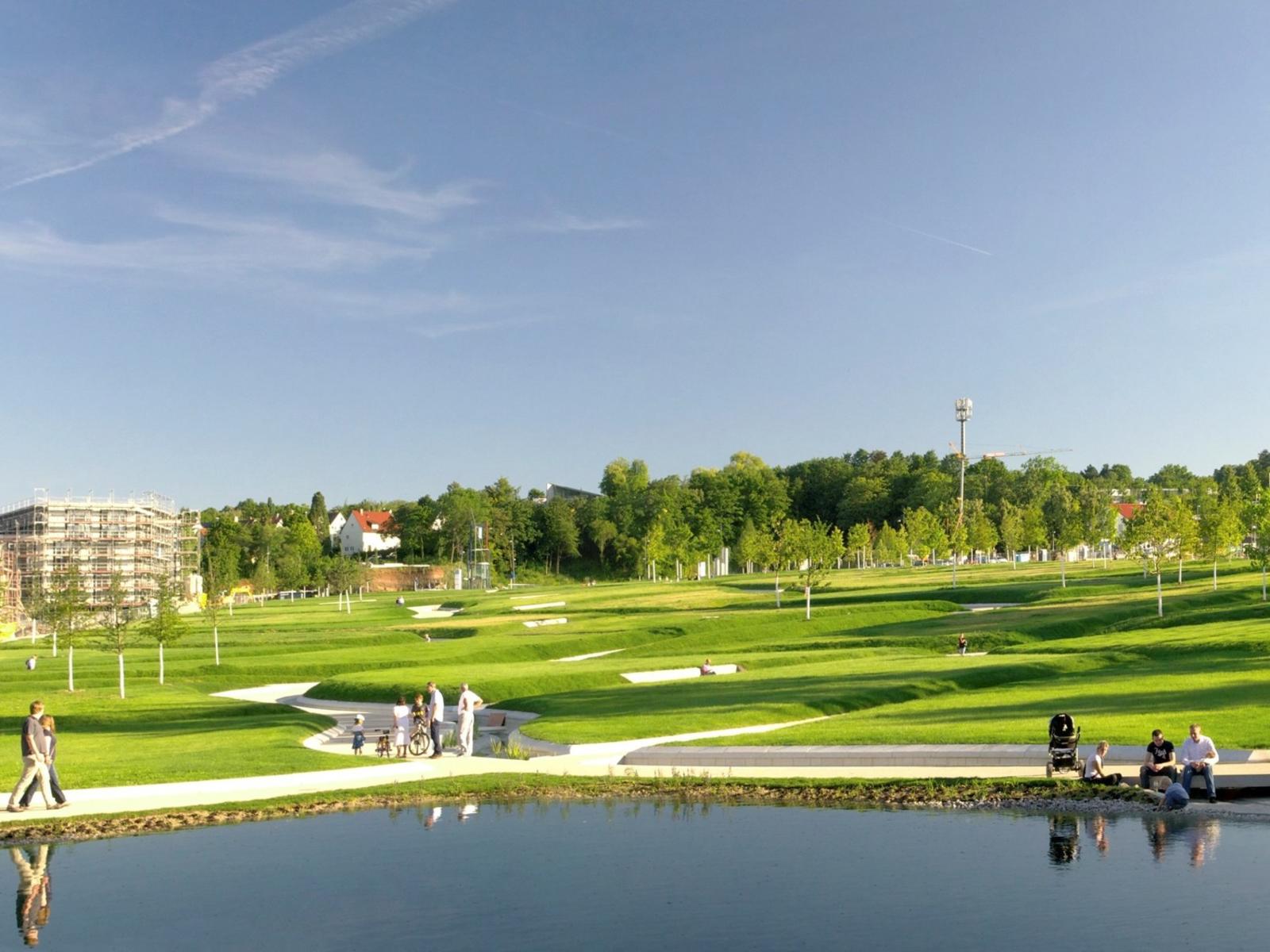 P-ID:2628-Park und Wohnen Killesberg Stuttgart, Deutschland