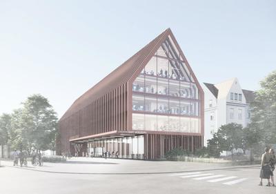 Competition "District Office of the Future" Würzburg, 1st recognition, with Lepel & Lepel