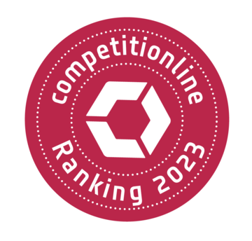 We are celebrating three times! Our office achieves top positions in the competitionline ranking 2023