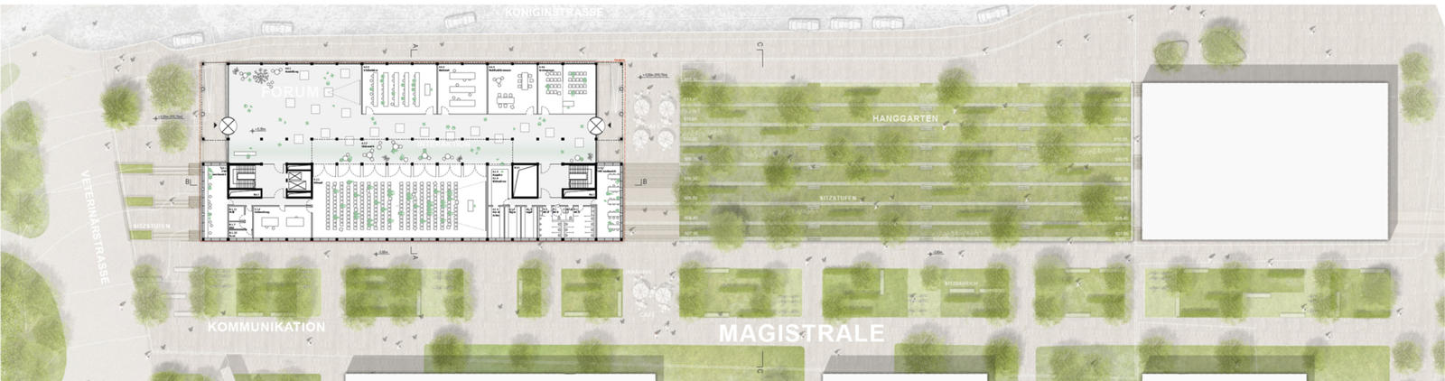 P-ID:108-Neubau „Forum der Physik“ auf dem Entwicklungscampus Königinstraße der Ludwig-Maximilians-Universität München